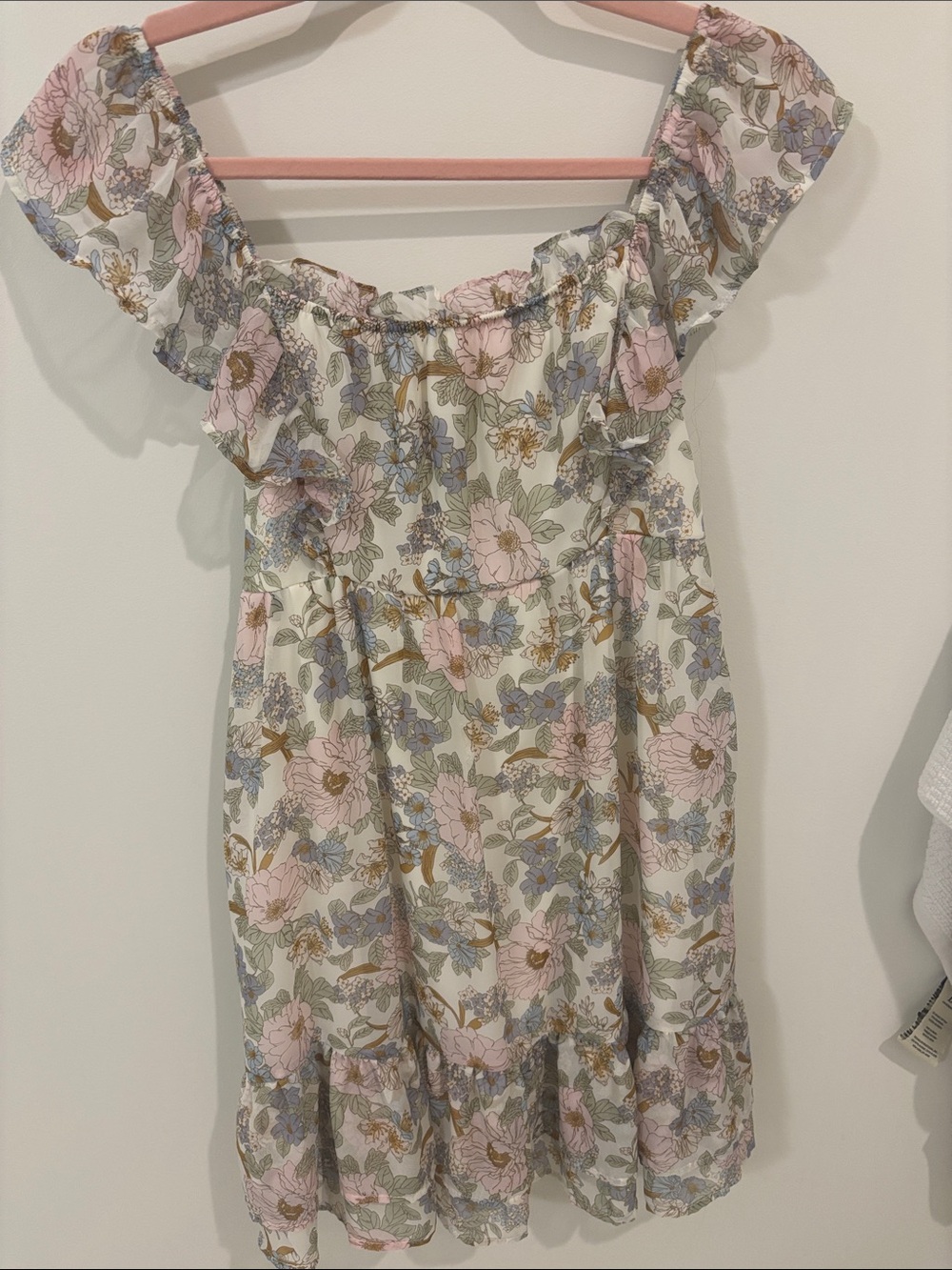 Blu pepper floral flowy dress